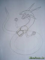 Zeichenkurs Rayquaza - Schritt 8