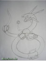 Zeichenkurs Rayquaza - Schritt 12