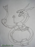 Zeichenkurs Rayquaza - Schritt 17