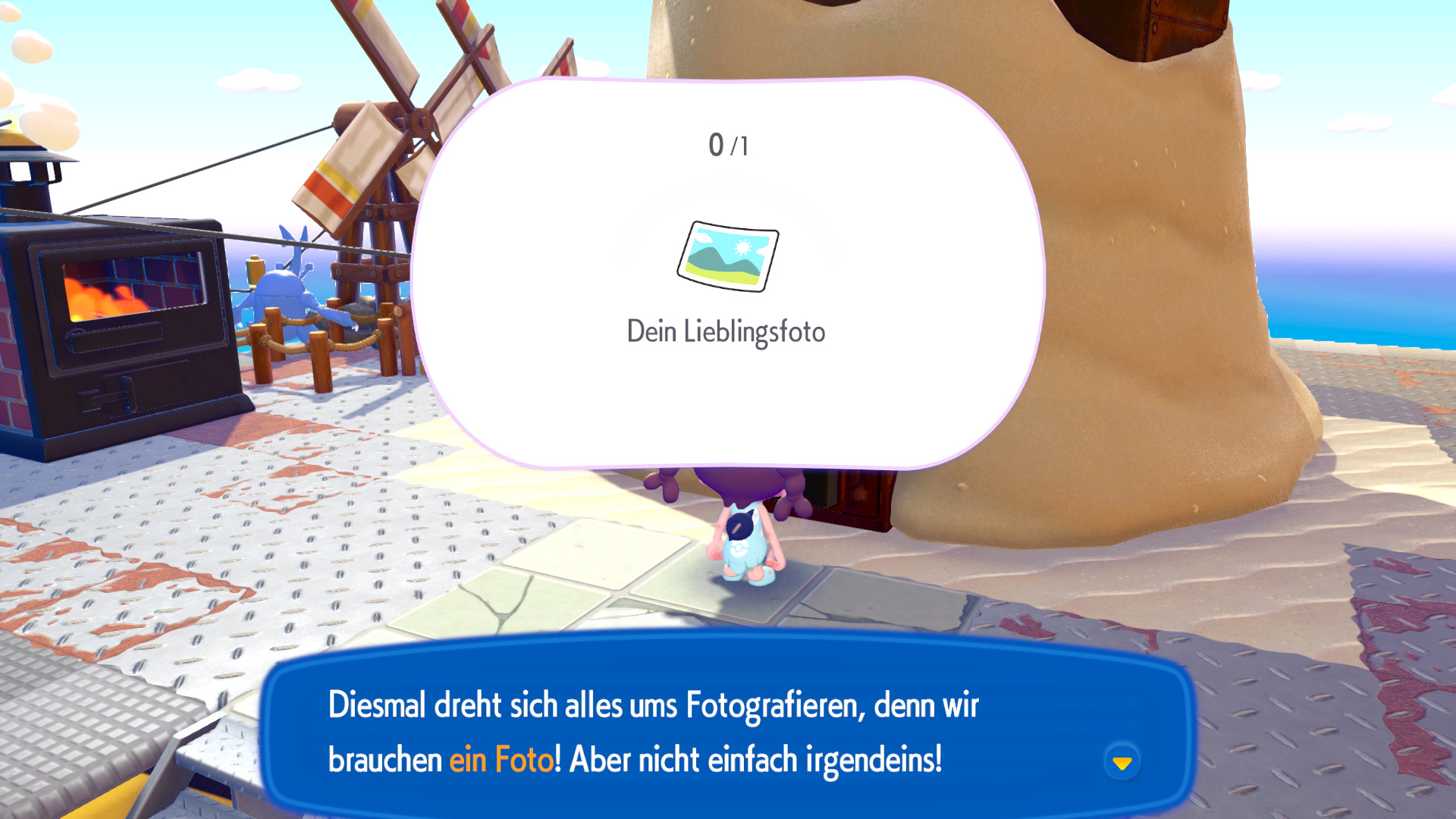 Screenshots zu Aufnahmeprüfung in Pokémon Pokopia Screenshots zu Aufnahmeprüfung in Pokémon Pokopia