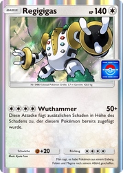 Pokémon-Sammelkartenspiel-Pocket 115/P-A Regigigas