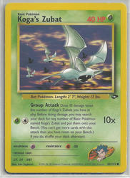 Gym Challenge 83/132 Koga's Zubat