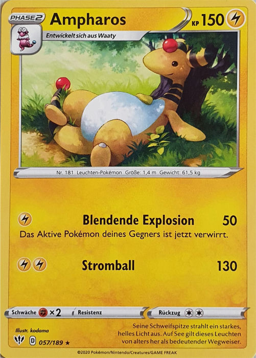 057/189 Ampharos