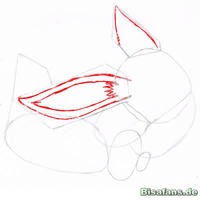 Zeichenkurs Evoli - Schritt 4