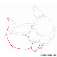 Zeichenkurs Evoli - Schritt 6