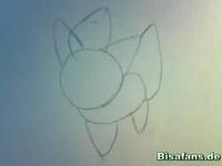 Zeichenkurs Zorua - Schritt 1