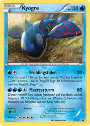 XY Black Star Promos XY51 Kyogre