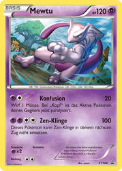 XY Black Star Promos XY100 Mewtu