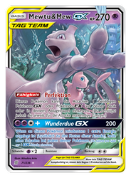 Bund der Gleichgesinnten 71/236 Mewtu & Mew TAG TEAM GX