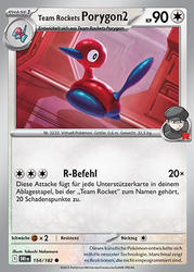 Ewige Rivalen 154/182 Team Rockets Porygon2