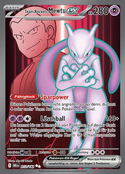 Ewige Rivalen 213/182 Team Rockets Mewtu ex