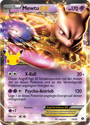 Celebrations 54/99 Mewtu EX