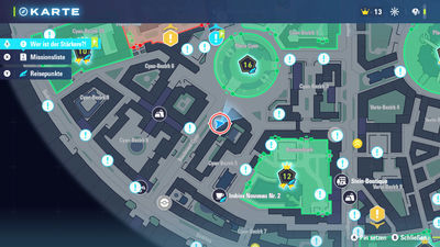 Fundort einer Bunten Schraube in Cyan-Bezirk 5