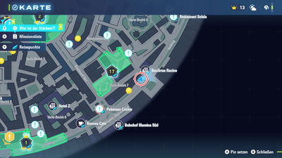 Fundort einer Bunten Schraube in Verte-Bezirk 7