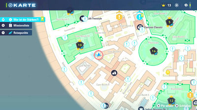 Fundort einer Bunten Schraube in Cyan-Bezirk 6