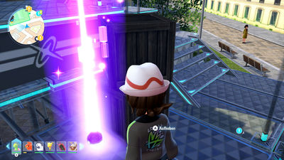 Fundort einer Bunten Schraube in Cyan-Bezirk 6