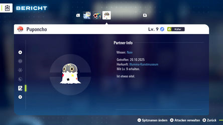 Vivillon in der Aquamarinform in Pokémon Pokémon-Legenden: Z-A