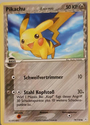 EX Holon Phantoms 79/110 Pikachu δ