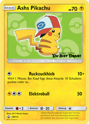 SM Black Star Promos SM112 Ashs Pikachu