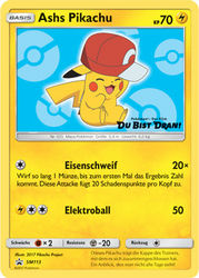 SM Black Star Promos SM113 Ashs Pikachu