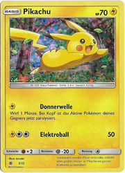 Sonne & Mond - McDonald's-Spezialserie 2018 5/12 Pikachu