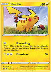 SWSH Black Star Promos SWSH039 Pikachu