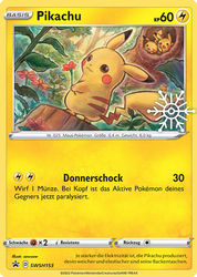 SWSH Black Star Promos SWSH153 Pikachu