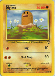 Base Set 2 71/130 Diglett