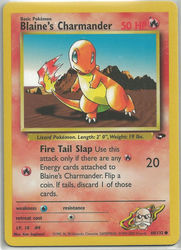 Gym Challenge 60/132 Blaine's Charmander
