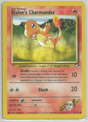 Gym Heroes 61/132 Blaine's Charmander