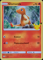 Schwert & Schild - McDonald's-Spezialserie 2021 9/25 Glumanda