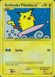Aufstieg der Rivalen 114/111 Surfendes Pikachu