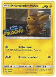 SM Black Star Promos SM190 Meisterdetektiv Pikachu
