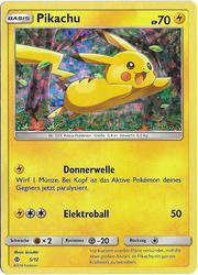 Sonne & Mond - McDonald's-Spezialserie 2018 5/12 Pikachu