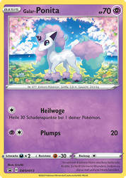 SWSH Black Star Promos SWSH013 Galar-Ponita