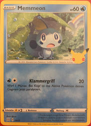 Schwert & Schild - McDonald's-Spezialserie 2021 24/25 Memmeon