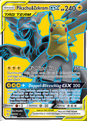 Teams sind Trumpf 162/181 Pikachu & Zekrom TAG TEAM GX