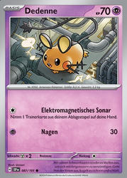 Stürmische Funken 087/191 Dedenne