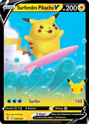 Celebrations 008/025 Surfendes Pikachu V