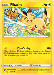 Silberne Sturmwinde 049/195 Pikachu