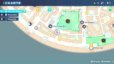 Fundort einer Bunten Schraube in Cyan-Bezirk 7