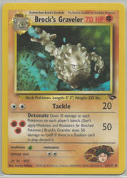 Gym Challenge 34/132 Brock's Graveler