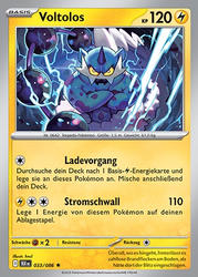 Schwarze Blitze 033/086 Voltolos