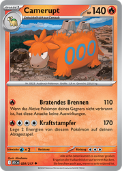 Erhabene Helden 028/217 Camerupt