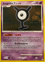 Erwachte Legenden 81/146 Icognito Y