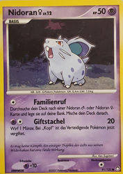 Geheimnisvolle Schätze 91/123 Nidoran♀