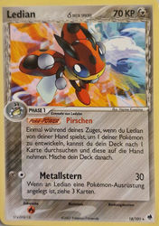 EX Dragon Frontiers 18/101 Ledian δ