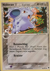 EX Dragon Frontiers 56/101 Nidoran♀ δ