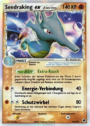 EX Dragon Frontiers 94/101 Seedraking ex δ