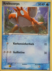 EX Holon Phantoms 62/110 Krebscorps